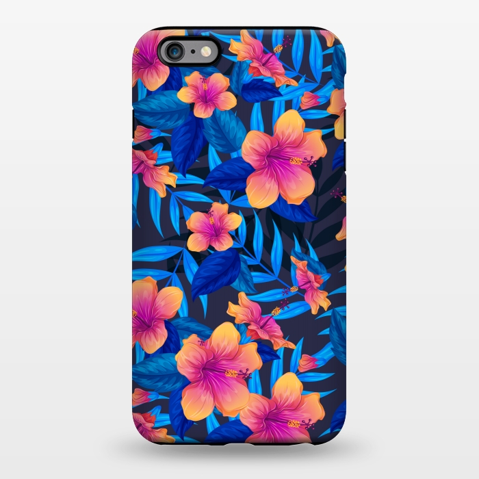 iPhone 6/6s plus StrongFit orange pink lilies by MALLIKA
