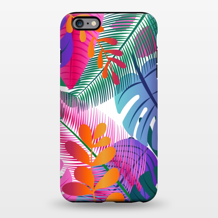 iPhone 6/6s plus StrongFit tropical leaves pattern by MALLIKA