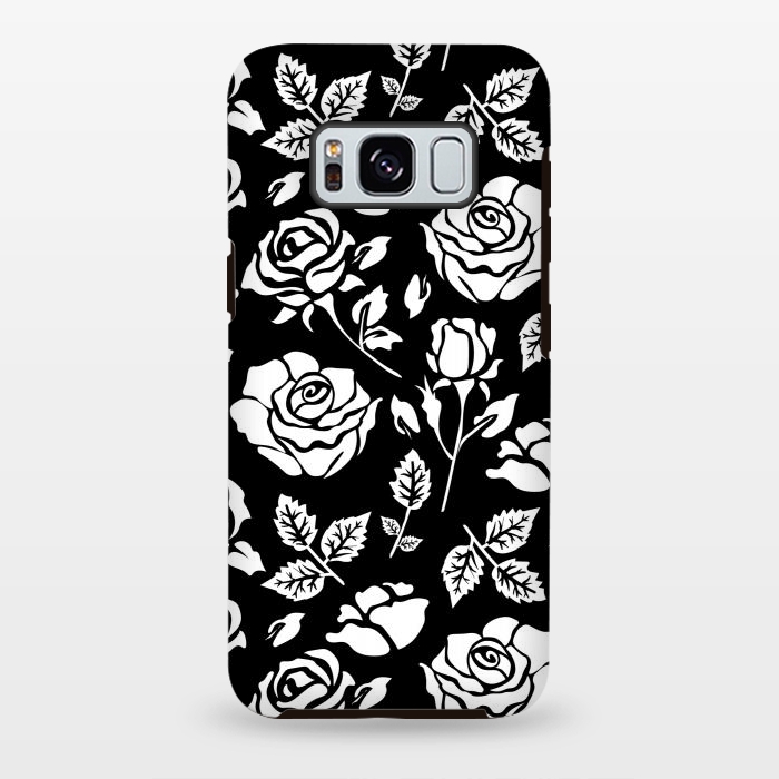 Galaxy S8 plus StrongFit White Rose by Uma Prabhakar Gokhale