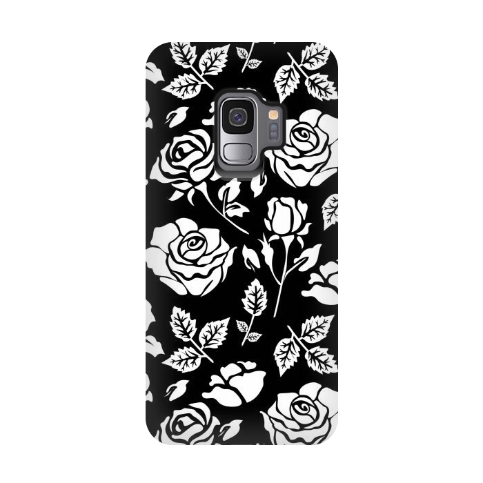 Galaxy S9 StrongFit White Rose by Uma Prabhakar Gokhale