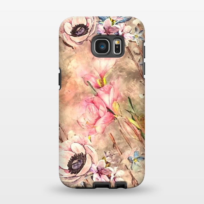 Galaxy S7 EDGE StrongFit Vintage Velvet  by Creativeaxle