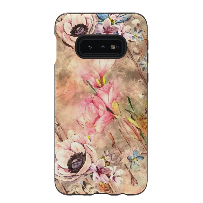 Galaxy S10e StrongFit Vintage Velvet  by Creativeaxle