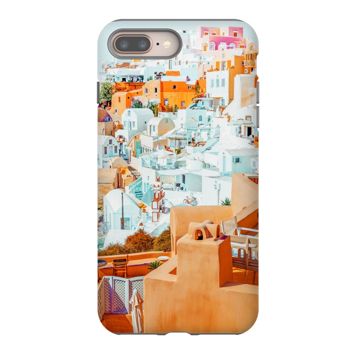 iPhone 7 plus StrongFit Santorini Vacay by Uma Prabhakar Gokhale