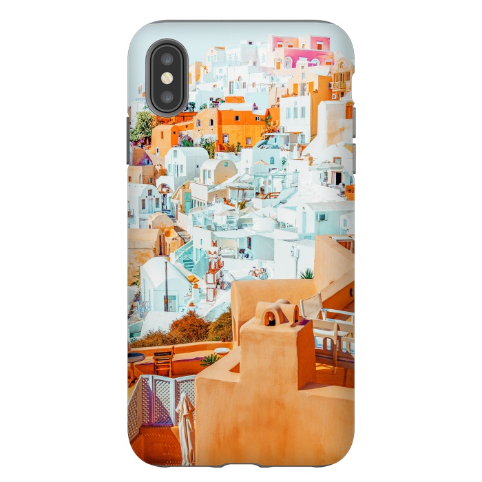 iPhone Xs Max StrongFit Santorini Vacay by Uma Prabhakar Gokhale