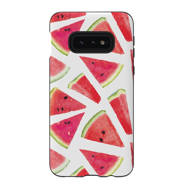 Galaxy S10e StrongFit Watermelon Pattern Creation 2 by Bledi
