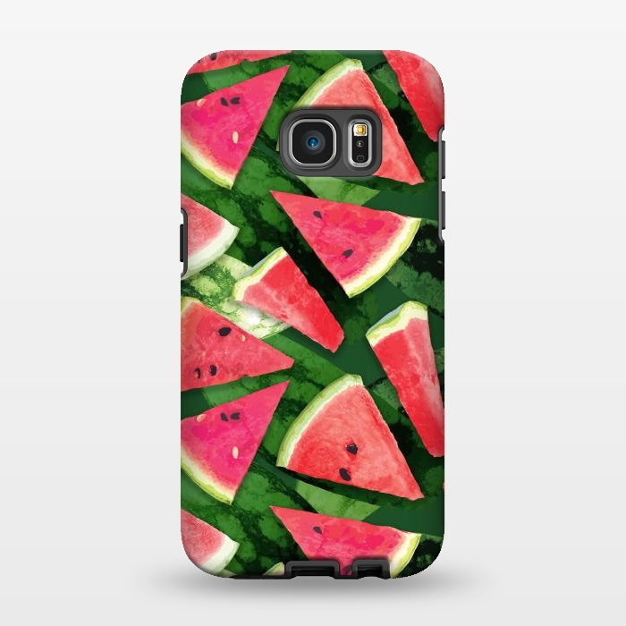 Galaxy S7 EDGE StrongFit Watermelon Pattern Creation 3 by Bledi