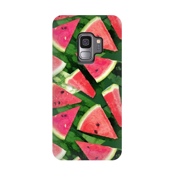 Galaxy S9 StrongFit Watermelon Pattern Creation 3 by Bledi
