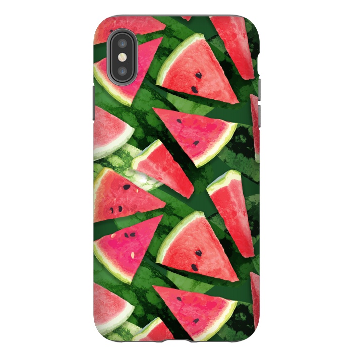 iPhone Xs Max StrongFit Watermelon Pattern Creation 3 by Bledi