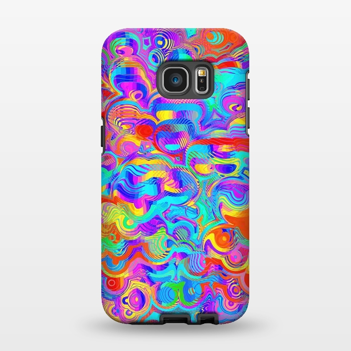 Galaxy S7 EDGE StrongFit Abstract Colorful Design by Art Design Works