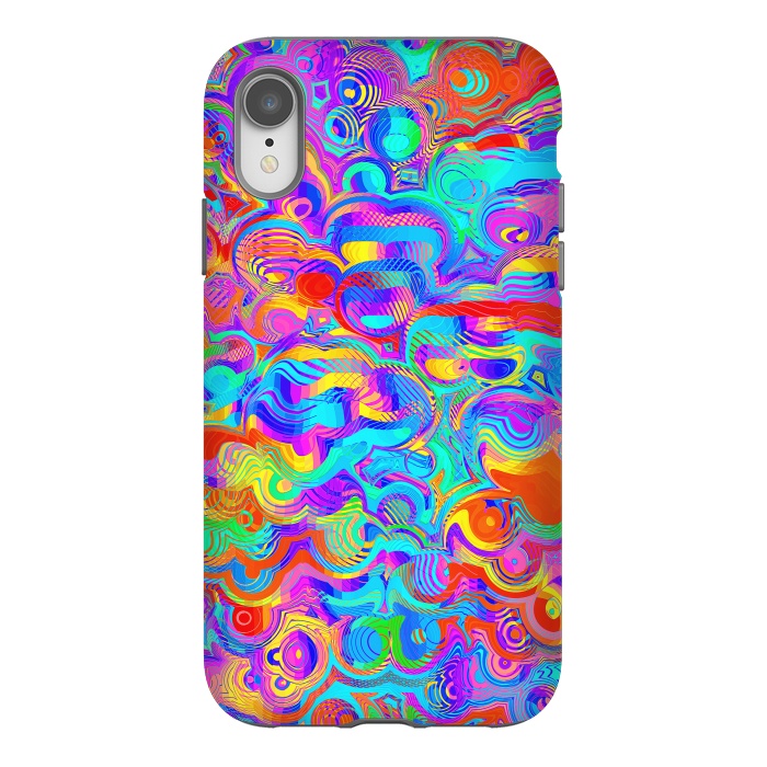 iPhone Xr StrongFit Abstract Colorful Design by Art Design Works