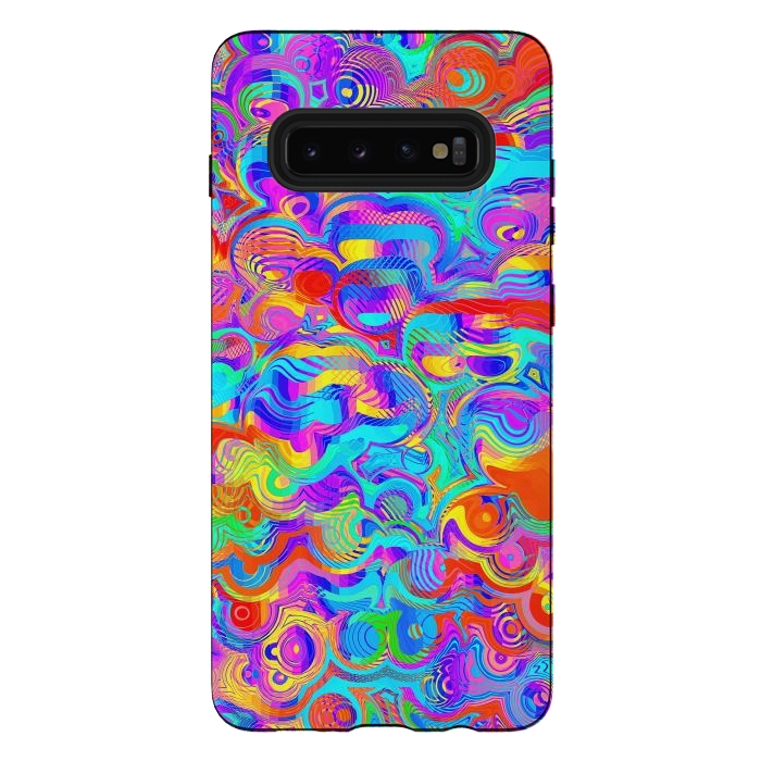 Galaxy S10 plus StrongFit Abstract Colorful Design by Art Design Works