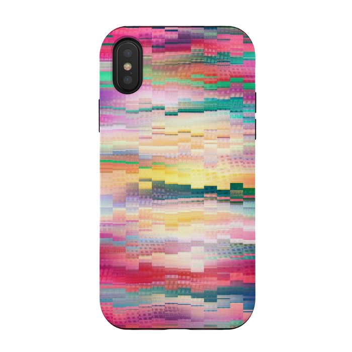 iPhone Xs / X StrongFit Abstract Vivid Pattern by Art Design Works