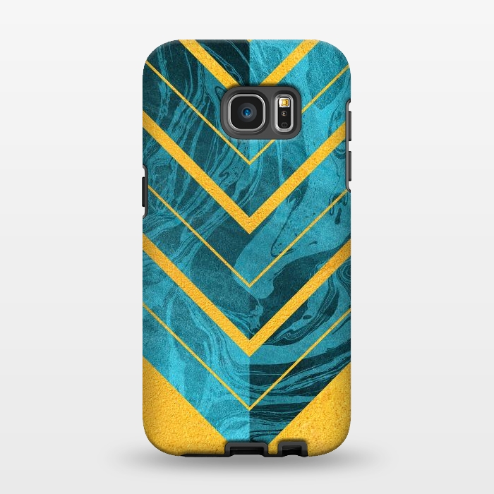 Galaxy S7 EDGE StrongFit Geometric XXXXII by Art Design Works