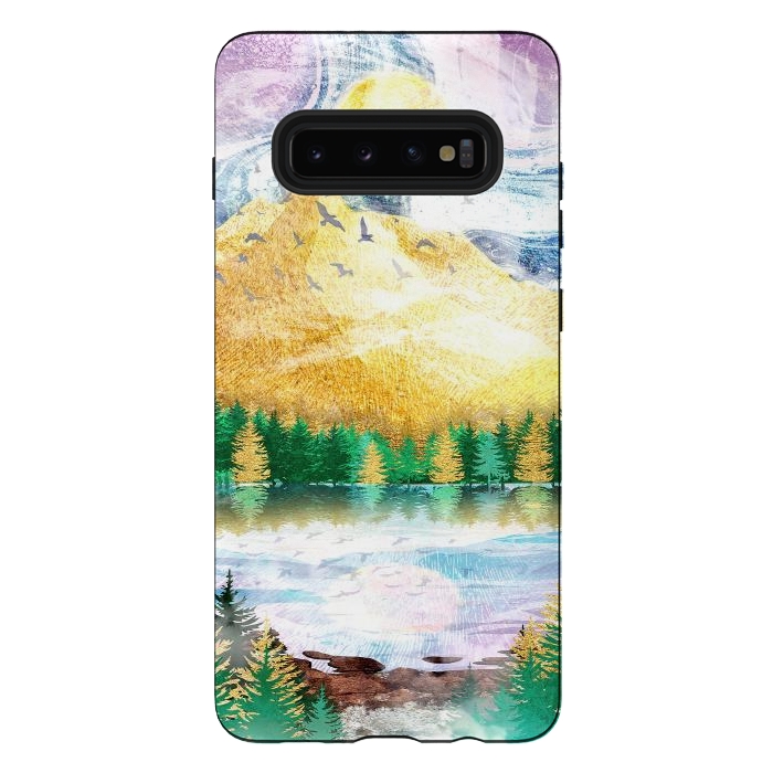 Galaxy S10 plus StrongFit Beauty of Nature - Illustration V by Art Design Works