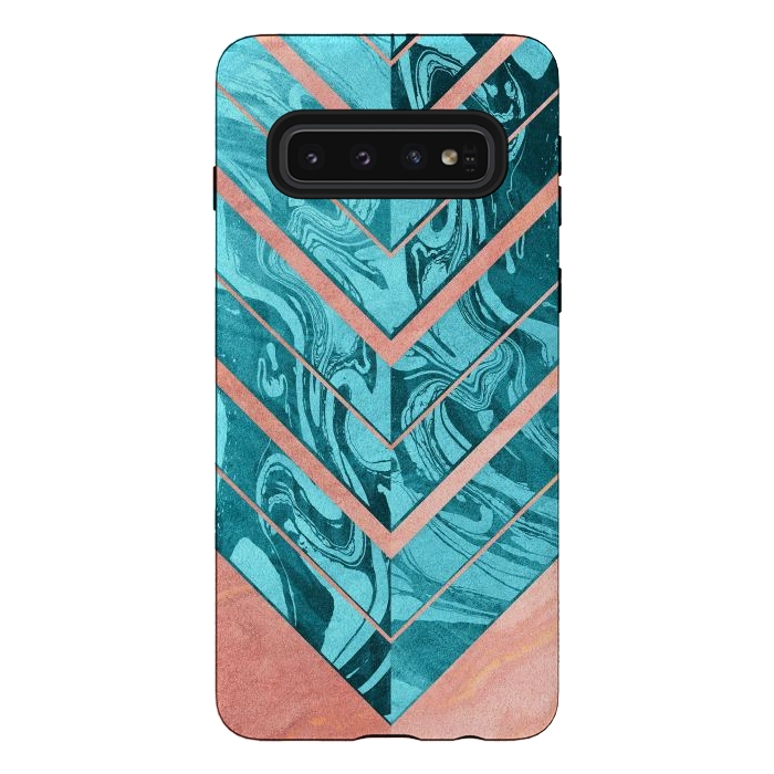 Galaxy S10 StrongFit Geometric XXXXVI by Art Design Works