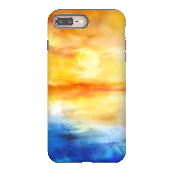 iPhone 7 plus StrongFit Abstract Sunset Artwork I by Art Design Works