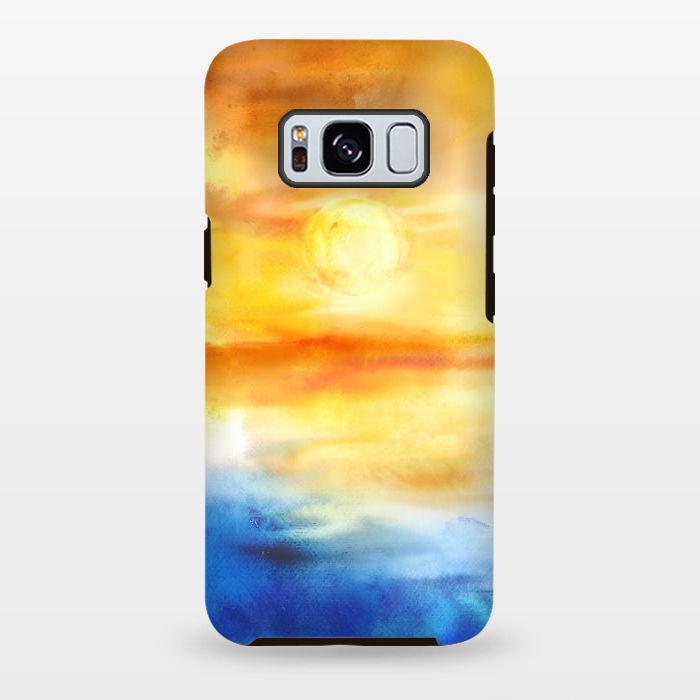 Galaxy S8 plus StrongFit Abstract Sunset Artwork I by Art Design Works