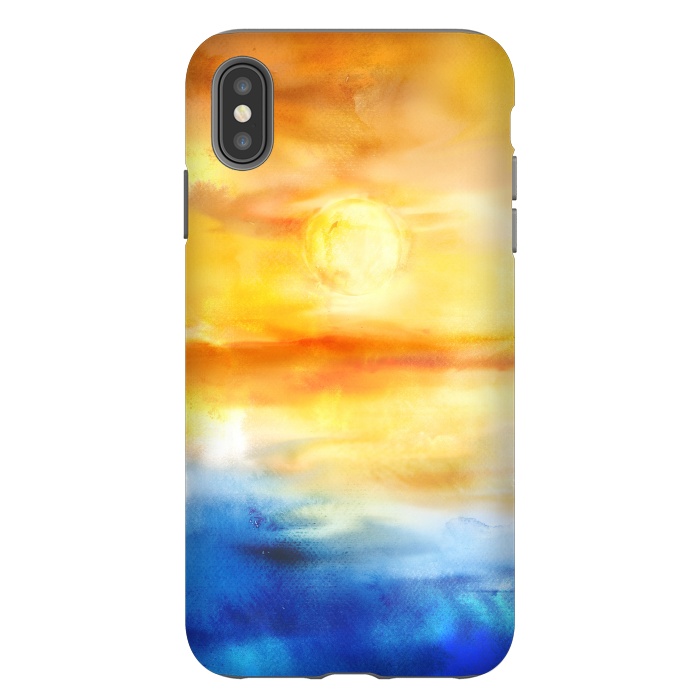 iPhone Xs Max StrongFit Abstract Sunset Artwork I by Art Design Works