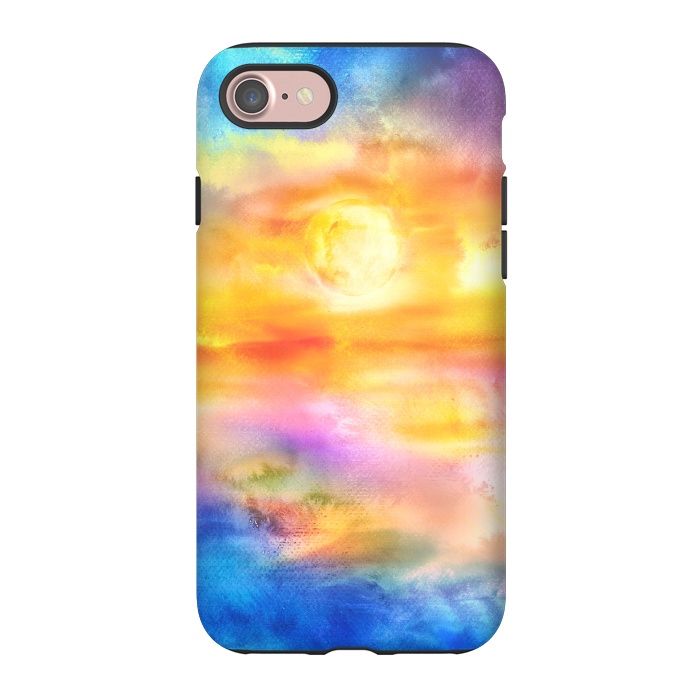 iPhone 7 StrongFit Abstract Sunset Artwork II by Art Design Works