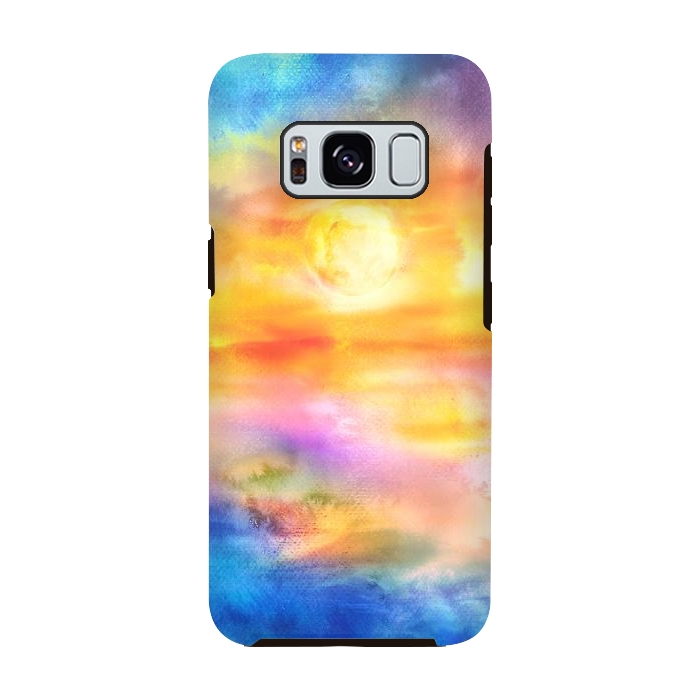 Galaxy S8 StrongFit Abstract Sunset Artwork II by Art Design Works