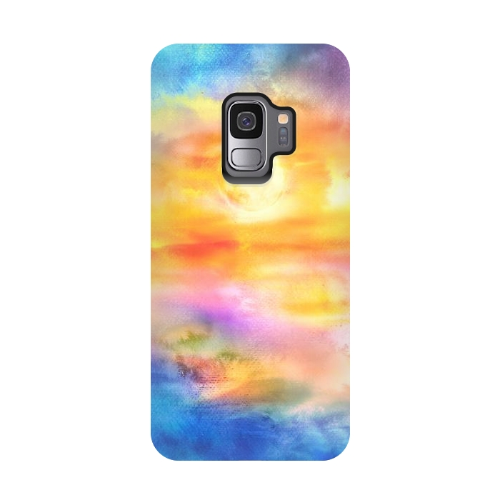 Galaxy S9 StrongFit Abstract Sunset Artwork II by Art Design Works