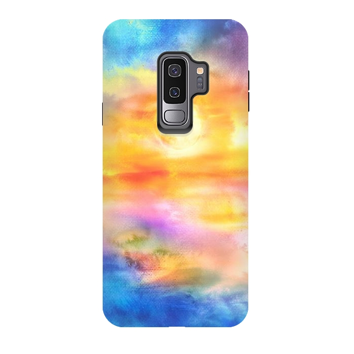 Galaxy S9 plus StrongFit Abstract Sunset Artwork II by Art Design Works