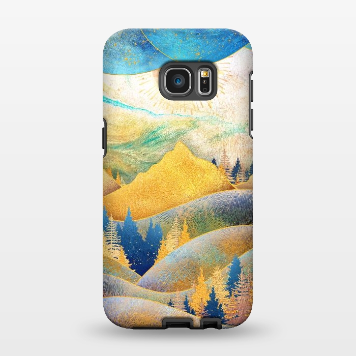 Galaxy S7 EDGE StrongFit Beauty of Nature - Illustration III by Art Design Works