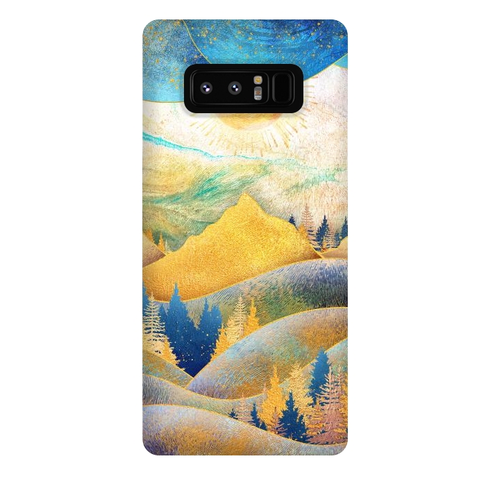 Galaxy Note 8 StrongFit Beauty of Nature - Illustration III by Art Design Works