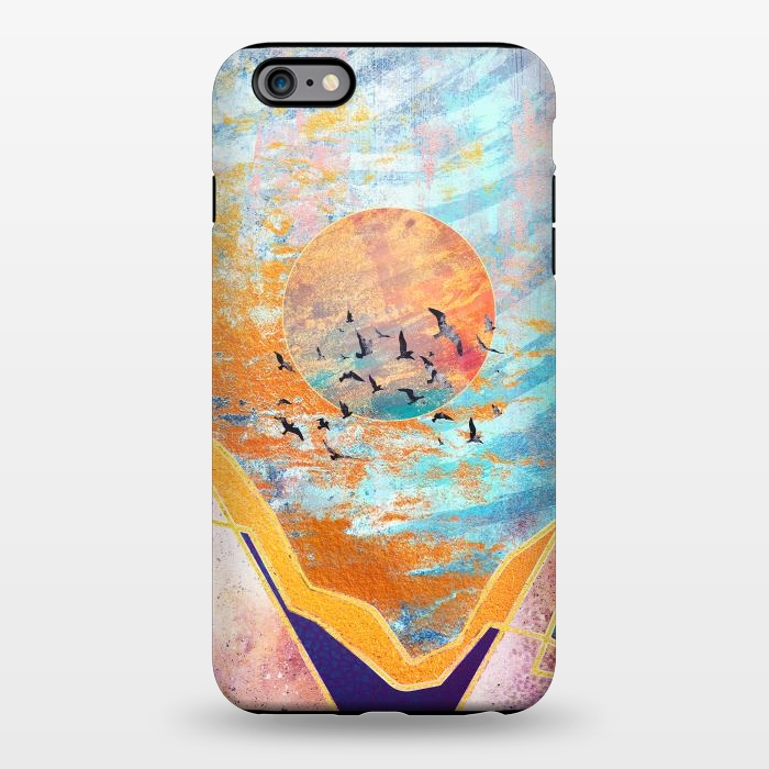 iPhone 6/6s plus StrongFit ABSTRACT SUNSET - ILLUSTRATION VI by Art Design Works