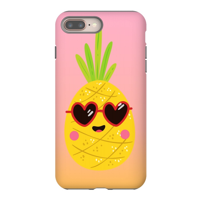 iPhone 7 plus StrongFit COOL PINEAPPLE by MALLIKA