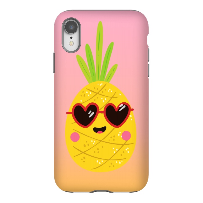 iPhone Xr StrongFit COOL PINEAPPLE by MALLIKA