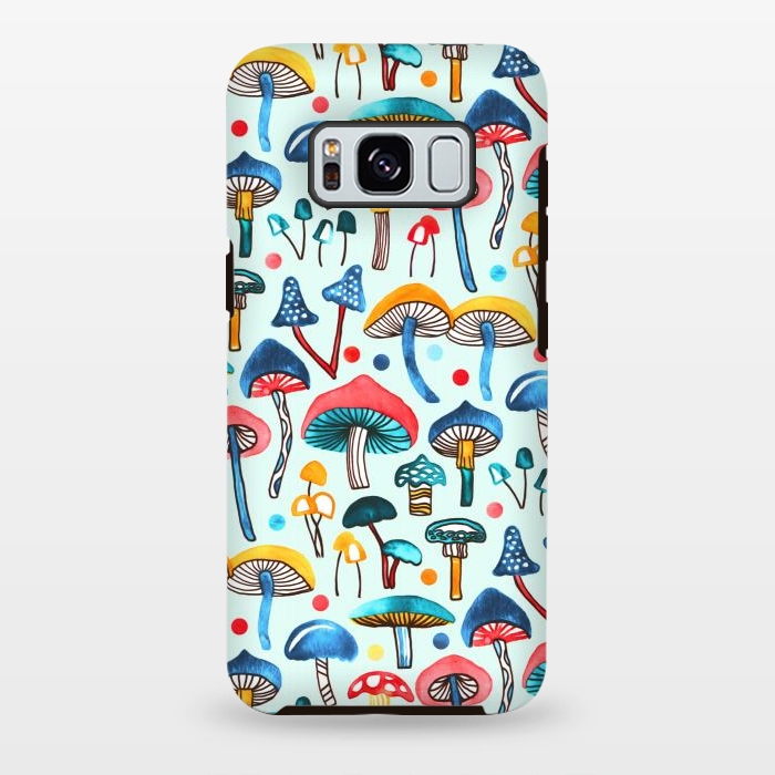 Galaxy S8 plus StrongFit Alice's Mushrooms  by Tigatiga