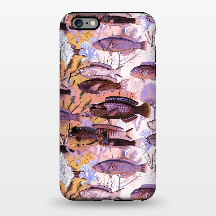 iPhone 6/6s plus StrongFit Watercolor coral reef by Oana 