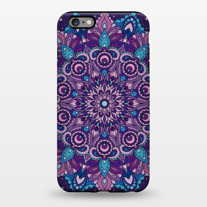 iPhone 6/6s plus StrongFit Purple Mandala 87 by ArtsCase