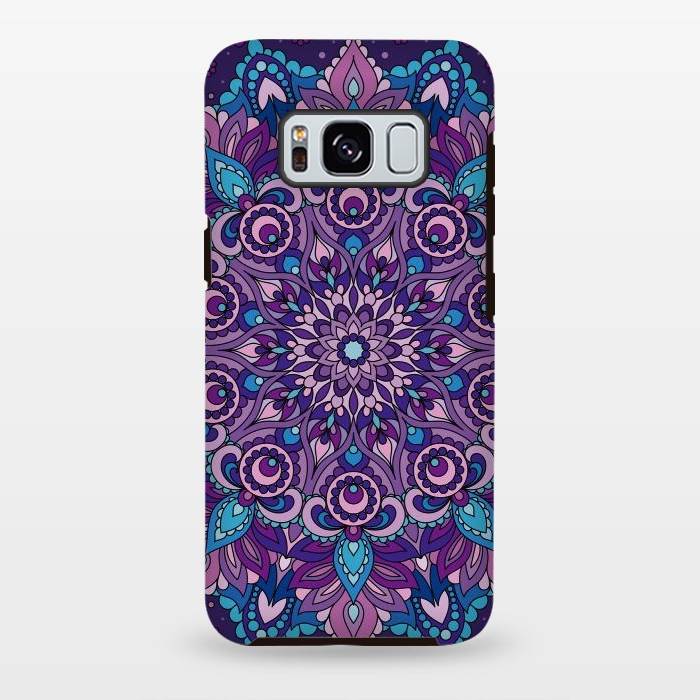 Galaxy S8 plus StrongFit Purple Mandala 87 by ArtsCase