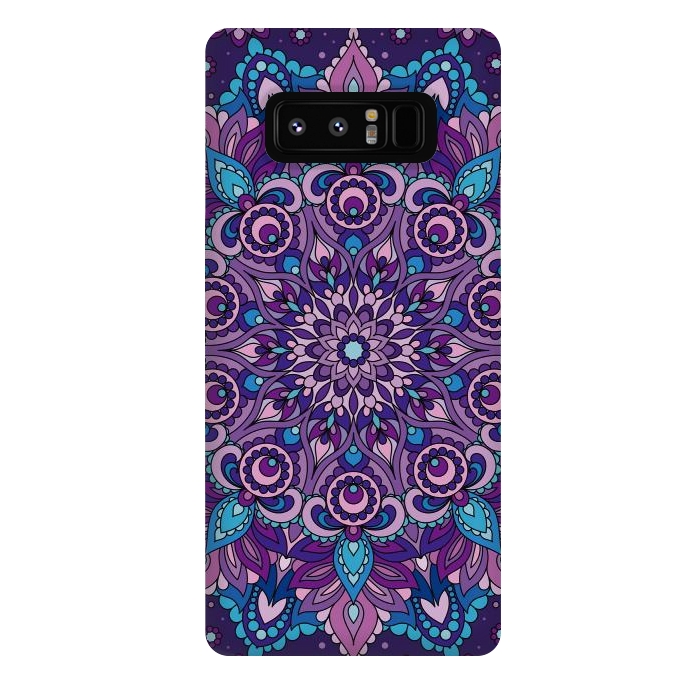 Galaxy Note 8 StrongFit Purple Mandala 87 by ArtsCase