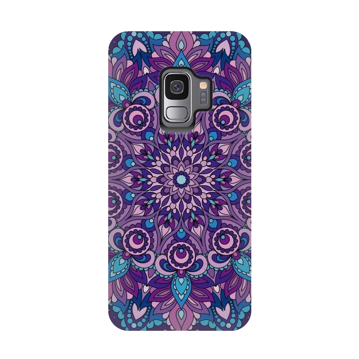 Galaxy S9 StrongFit Purple Mandala 87 by ArtsCase