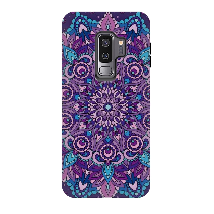 Galaxy S9 plus StrongFit Purple Mandala 87 by ArtsCase