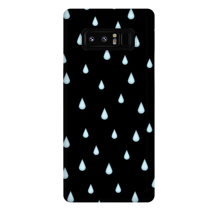 Galaxy Note 8 StrongFit Rain by Laura Nagel