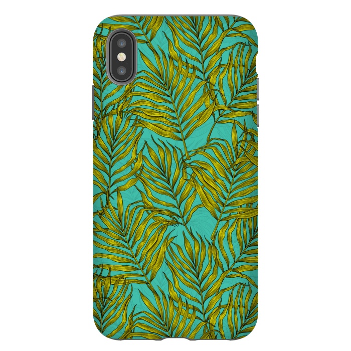 iPhone Xs Max StrongFit Palm leaves by Katerina Kirilova