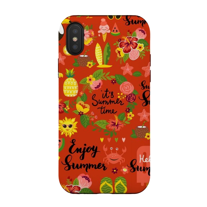 iPhone Xs / X StrongFit It´s Summer Time  by ArtsCase