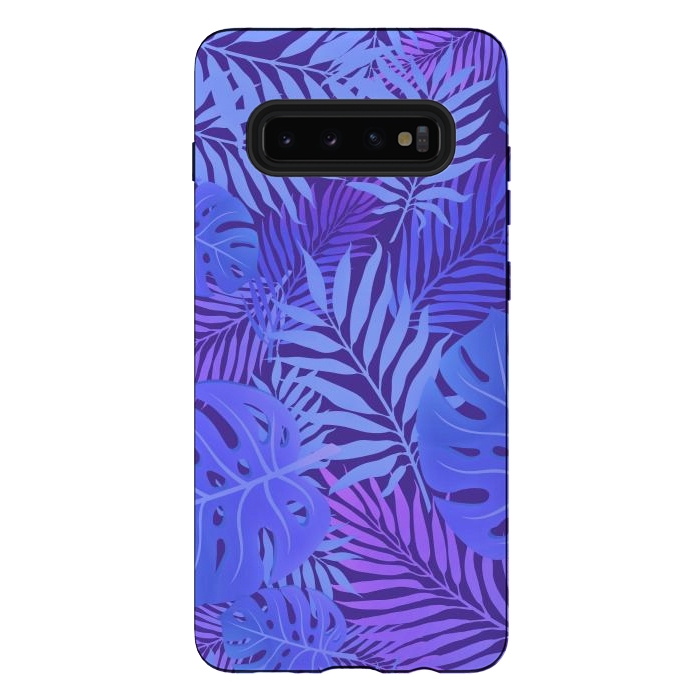 Galaxy S10 plus StrongFit Palm Trees in Summer by ArtsCase