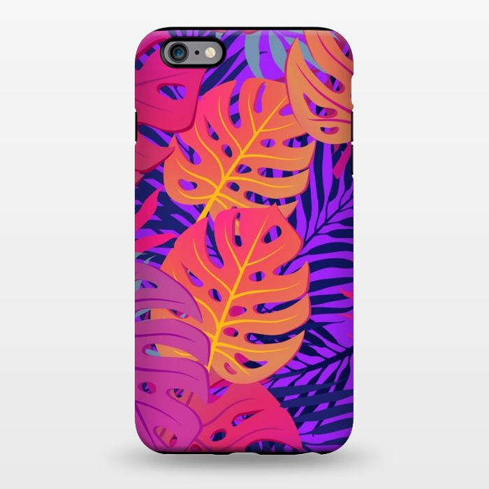 iPhone 6/6s plus StrongFit Palm Trees In Summer And Neon by ArtsCase