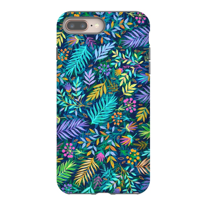 iPhone 7 plus StrongFit Flowers In Cold Colors by ArtsCase