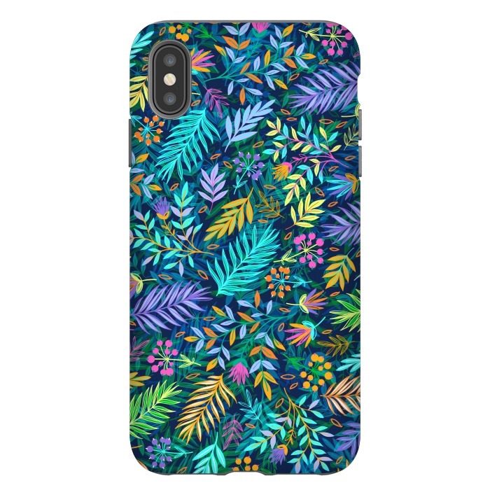 iPhone Xs Max StrongFit Flowers In Cold Colors by ArtsCase