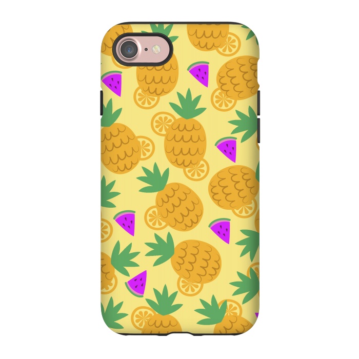 iPhone 7 StrongFit Rain Of Watermelons And Pineapples by ArtsCase