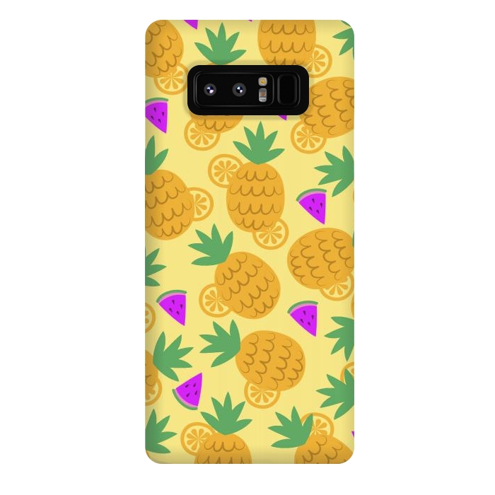 Galaxy Note 8 StrongFit Rain Of Watermelons And Pineapples by ArtsCase