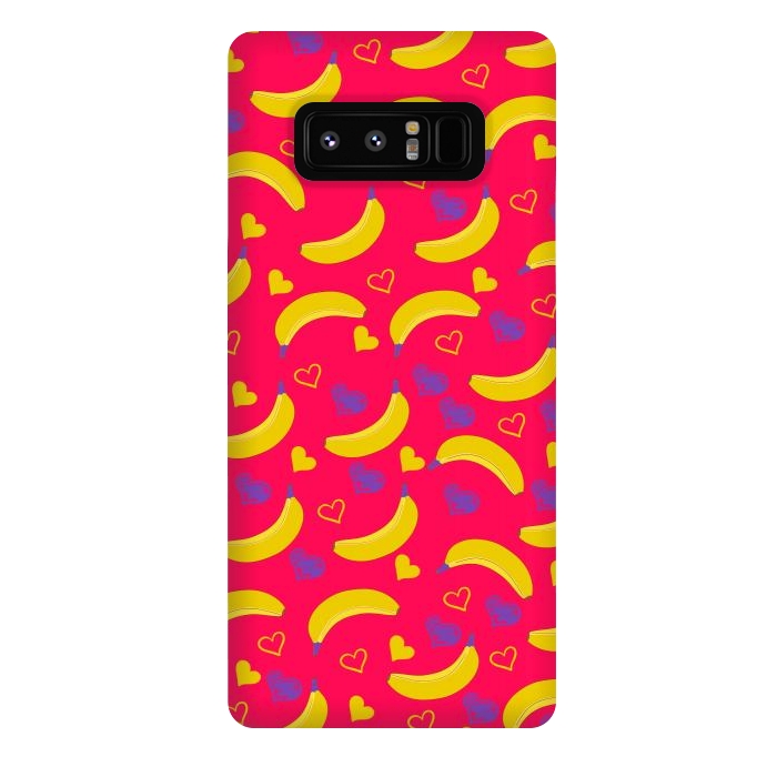 Galaxy Note 8 StrongFit Pop Art Style Bananas by ArtsCase