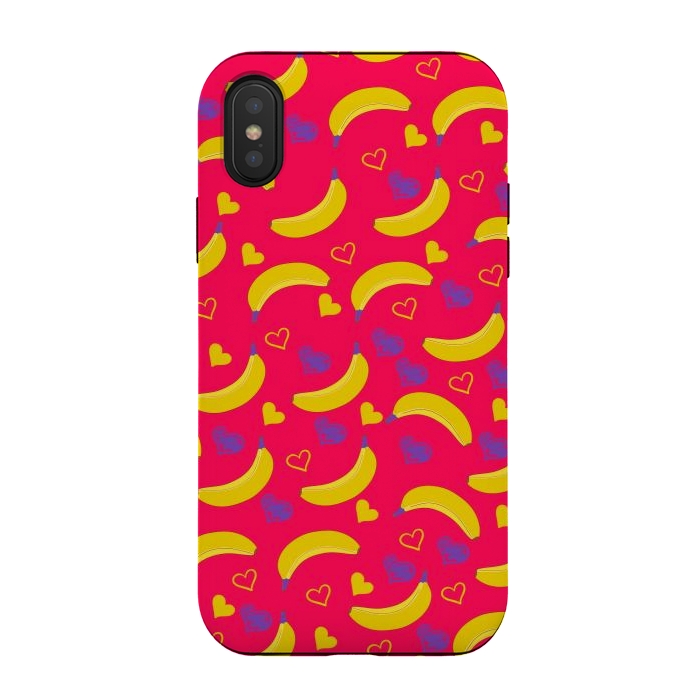 iPhone Xs / X StrongFit Pop Art Style Bananas by ArtsCase