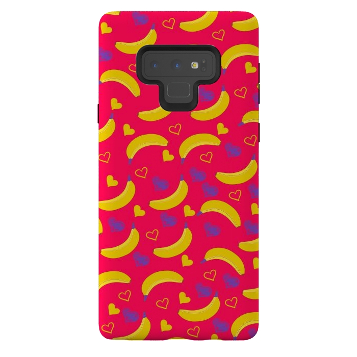 Galaxy Note 9 StrongFit Pop Art Style Bananas by ArtsCase